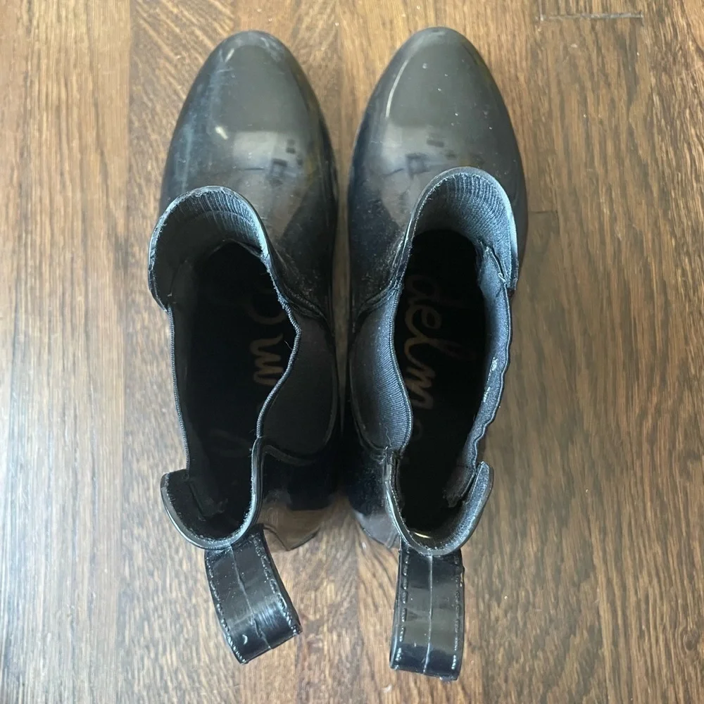 Sam edelman black rain boots